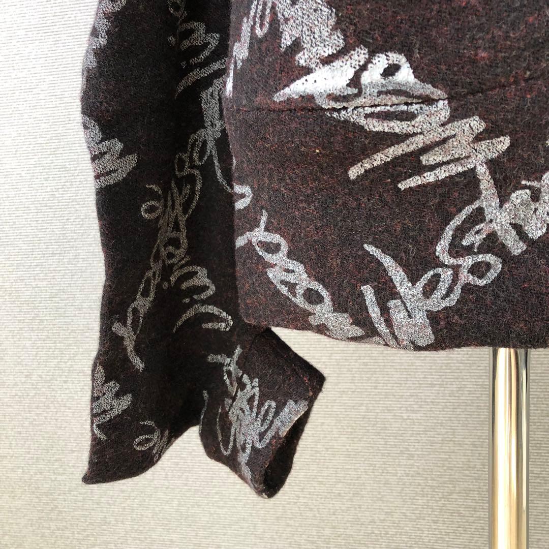 Vivienne Westwood ロゴ チェック柄 変形 ニット 2 ブラック