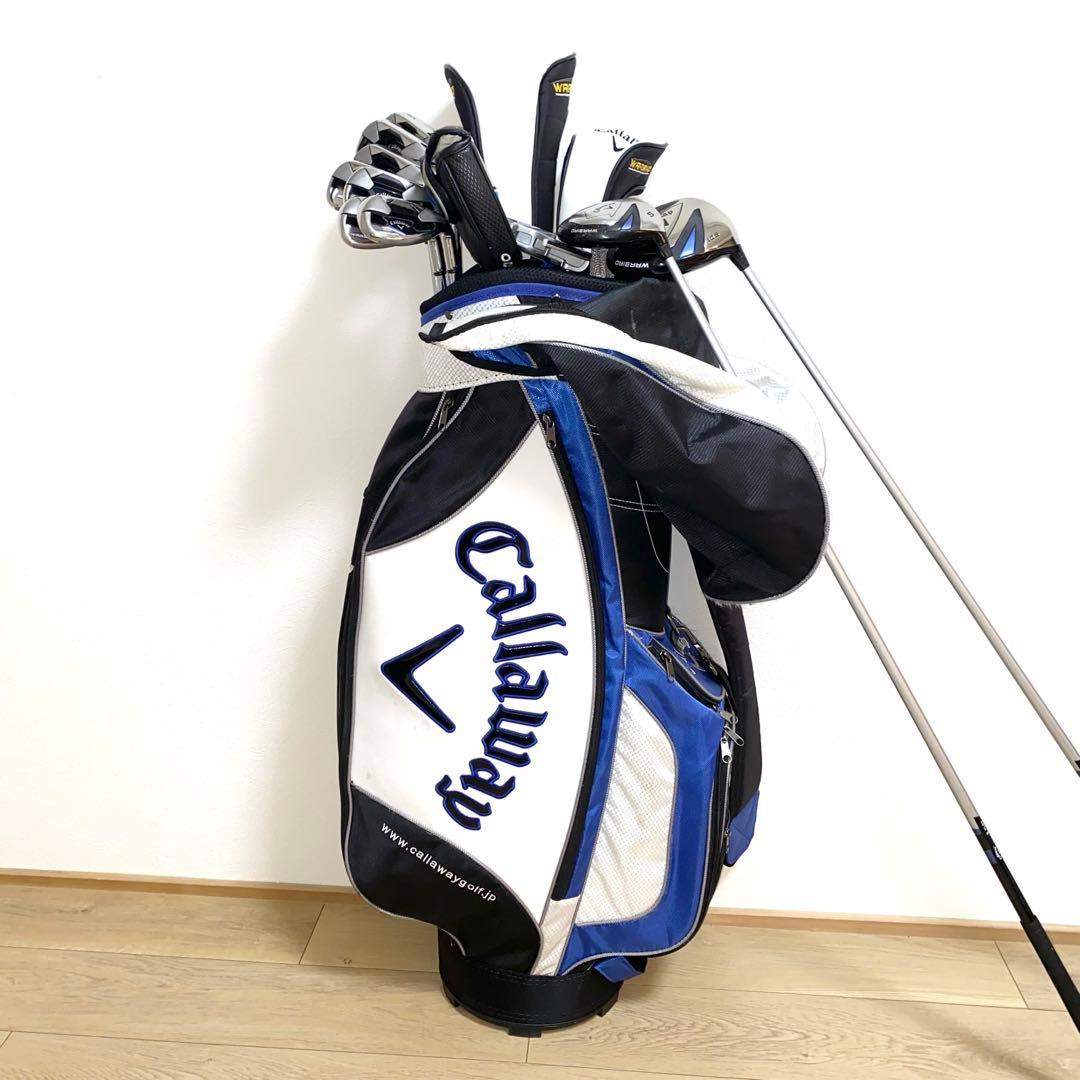 キャロウェイ メンズ用ゴルフクラブ フルセット☆初心者 右利きキャディバッグ付S
