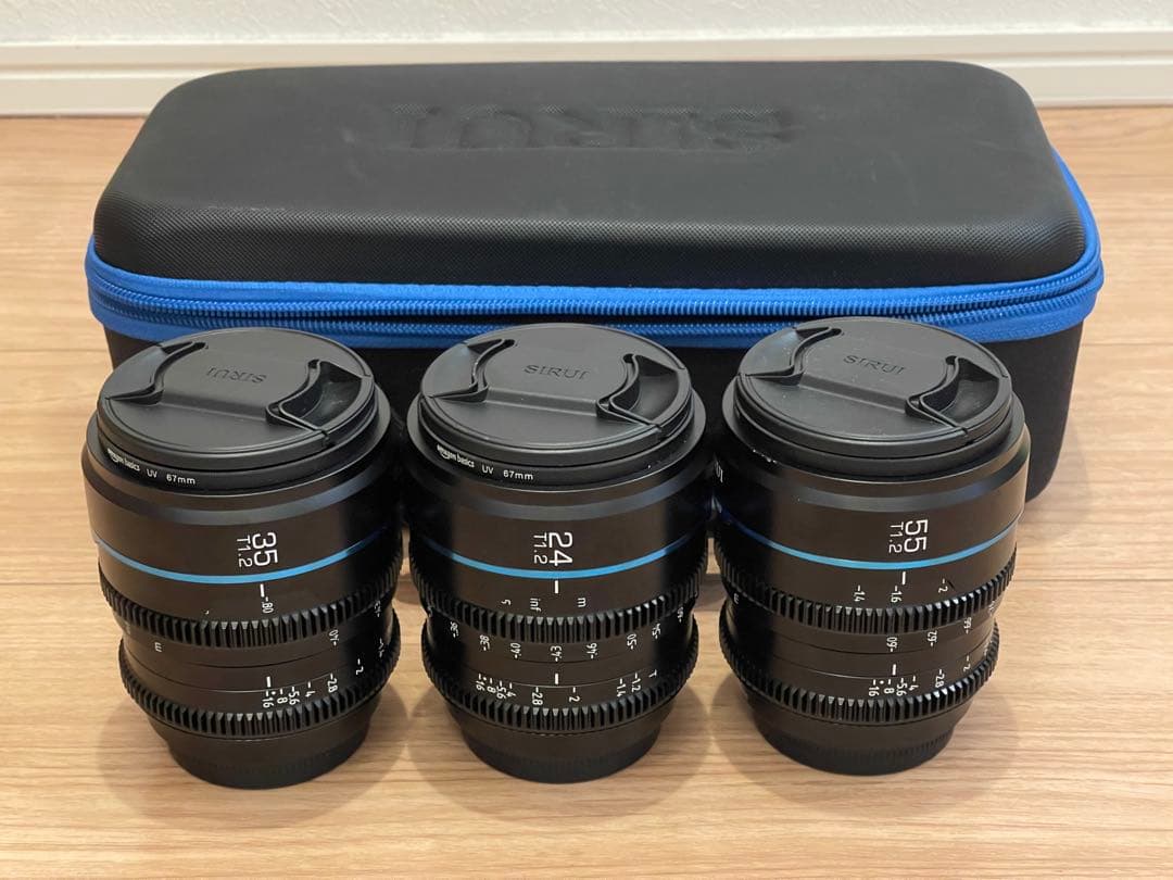 SIRUI NightWalker T1.2 Lマウント 24＋35＋55mm