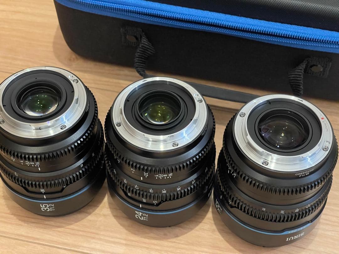 SIRUI NightWalker T1.2 Lマウント 24＋35＋55mm