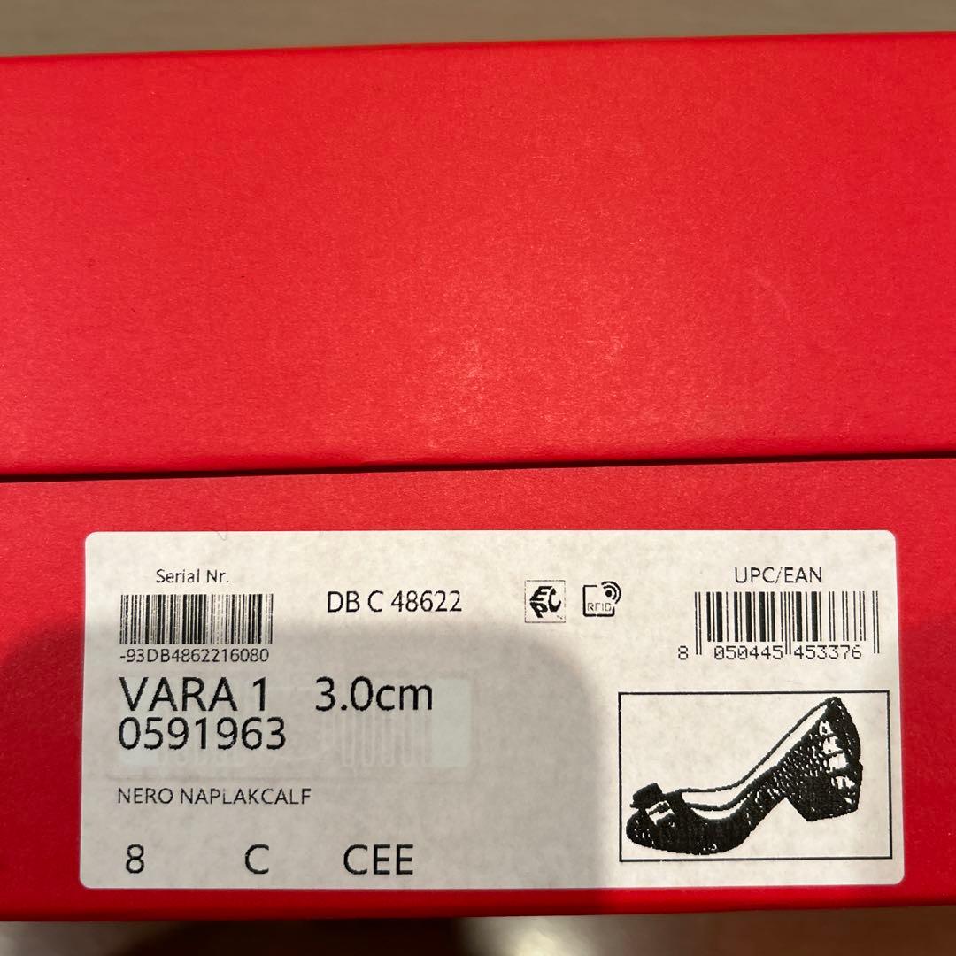 Elena　新品未使用　FERRAGAMO ブラックリボンパンプス