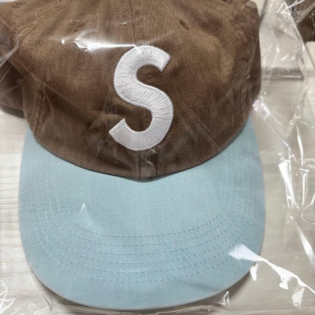 帽子 Pigment Coated 2-Tone S Logo 6-Panel