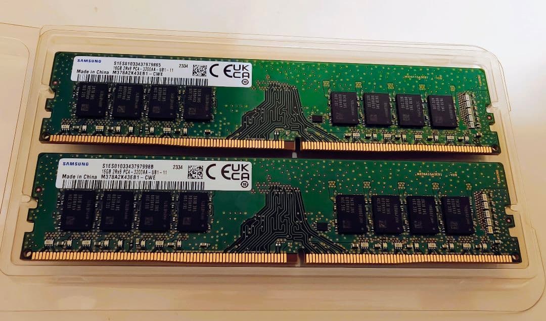 DELL純正 16GB2枚32GB M378A2K43EB1 DDR4-3200