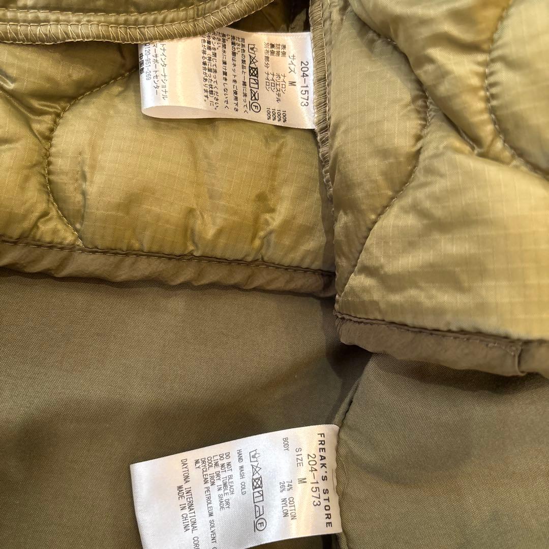 FREAKS STORE M-65 モッズコート ライナー付き ロング丈中綿M