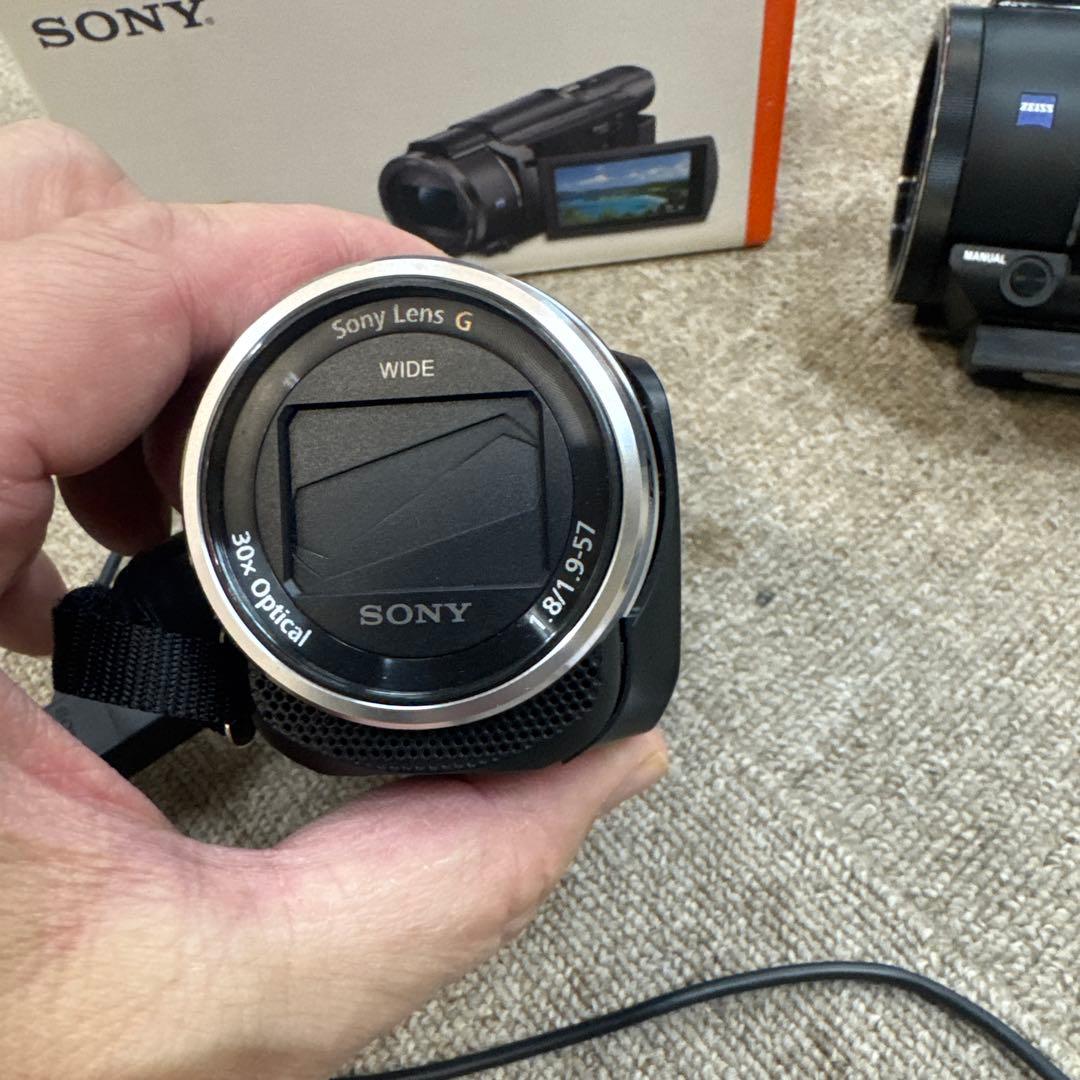 SONY ソニー FDR-AX60 4K 箱と説明書とハンディ１台箱なしセットで