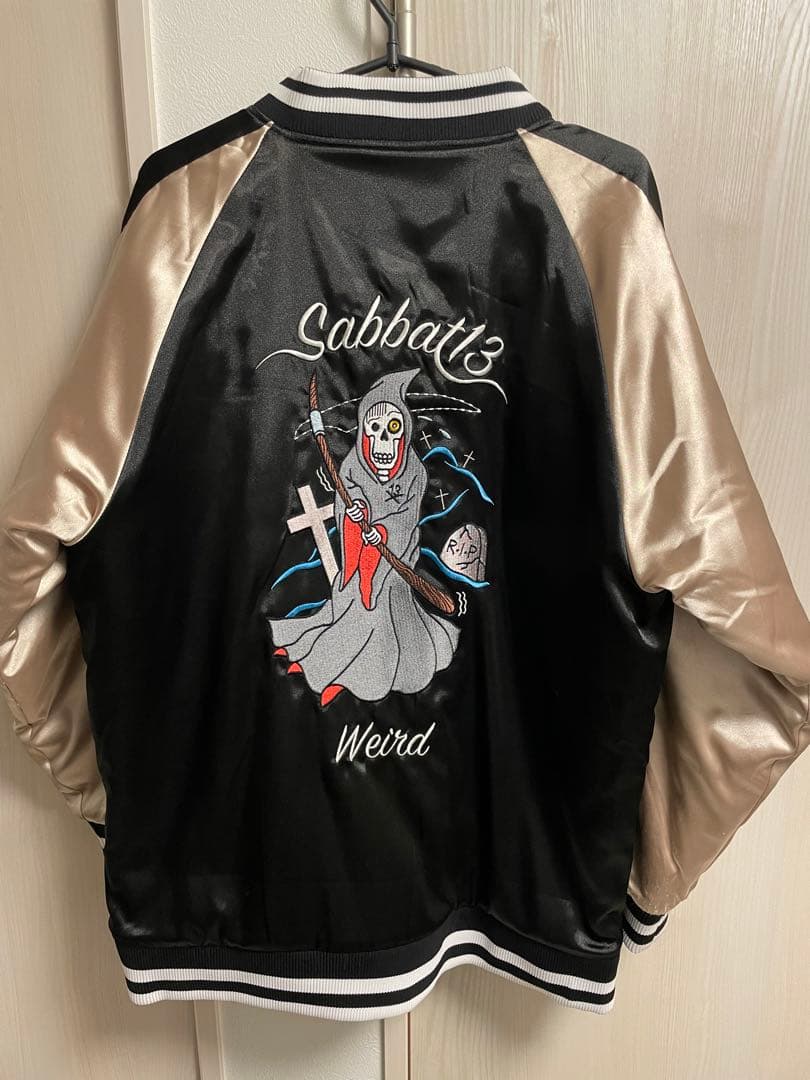 SABBAT13 スカジャン 黒・ベージュ