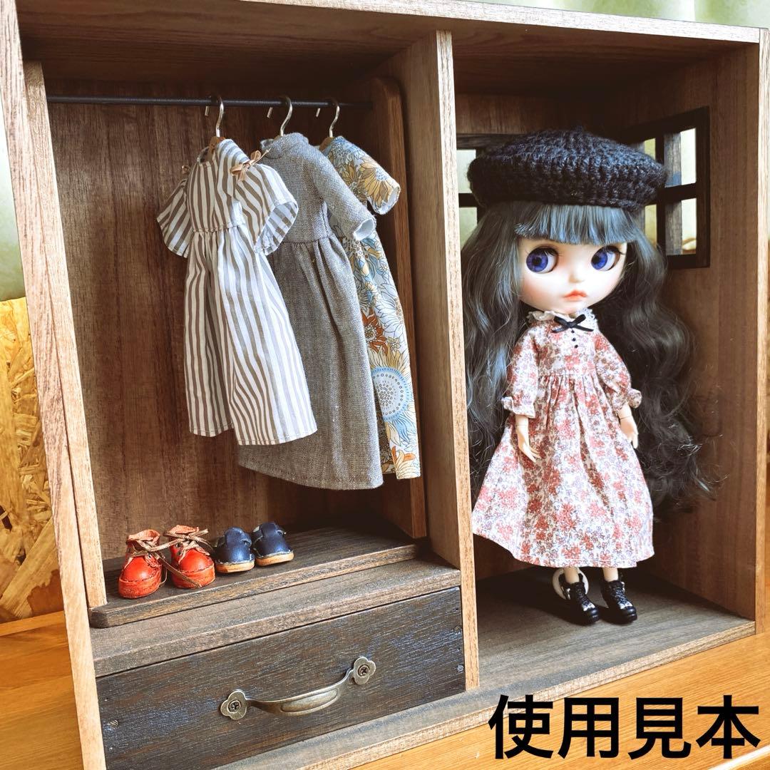 skyおうち型人形用収納ケース　ブライスアイシードール　人形用クローゼット