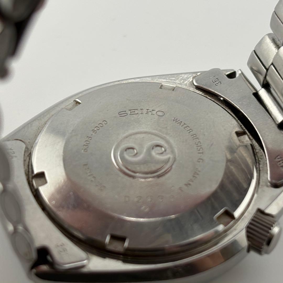 【超希少】セイコー 6306-8000 自動巻 ホワイト 美品