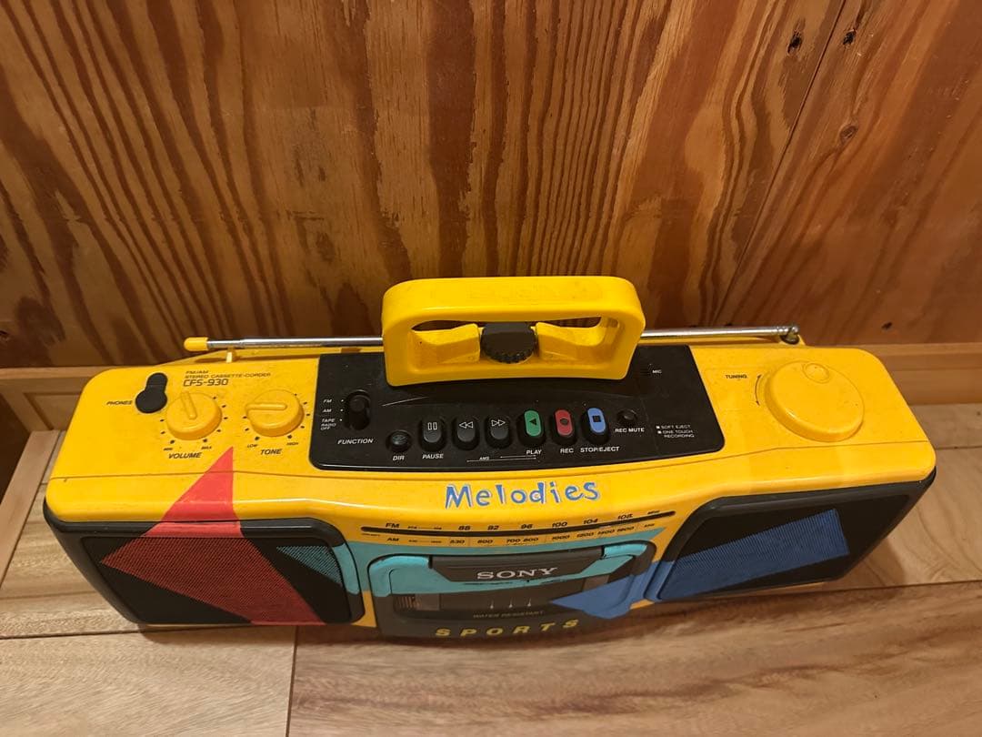 sony sports ソニスポ　ラジカセ　山下達郎