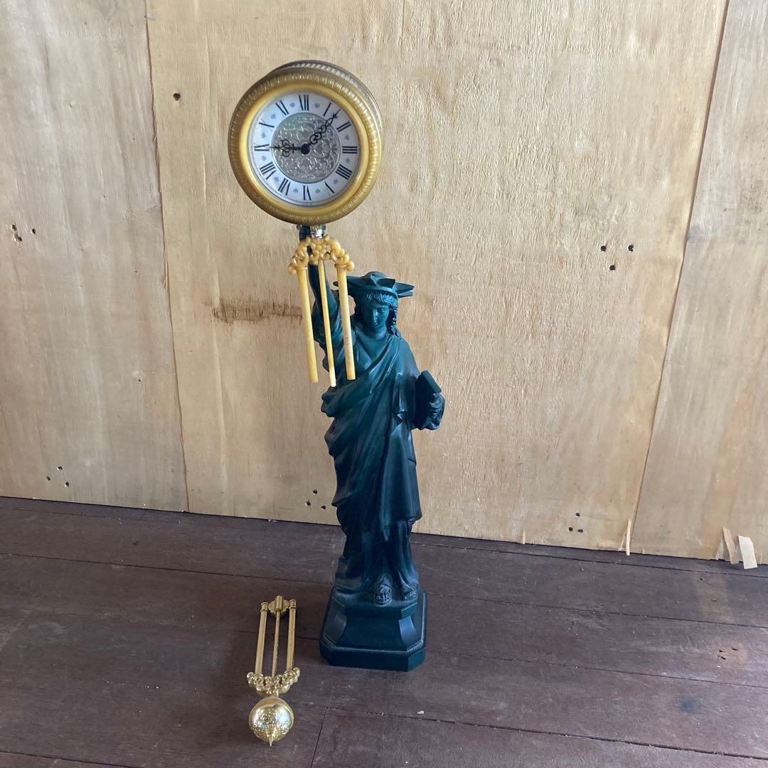 j*m様 CITIZEN シチズン 振り子時計 置き時計 ブロンズ？像 ヴィーナ