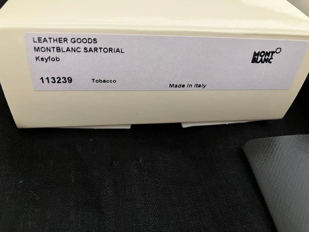 MONTBLANC 新品 ブラウンキーホルダー