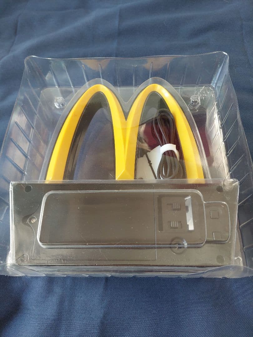 【非売品】【未使用】マクドナルド ゴールデンアーチLEDクロック 50周年記念品