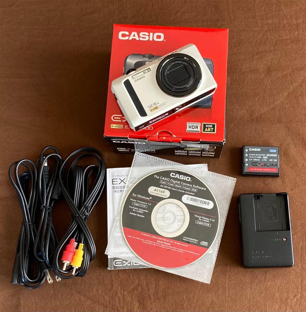 CASIO カシオ EXILIM エクシリム EX-ZR100 ホワイト