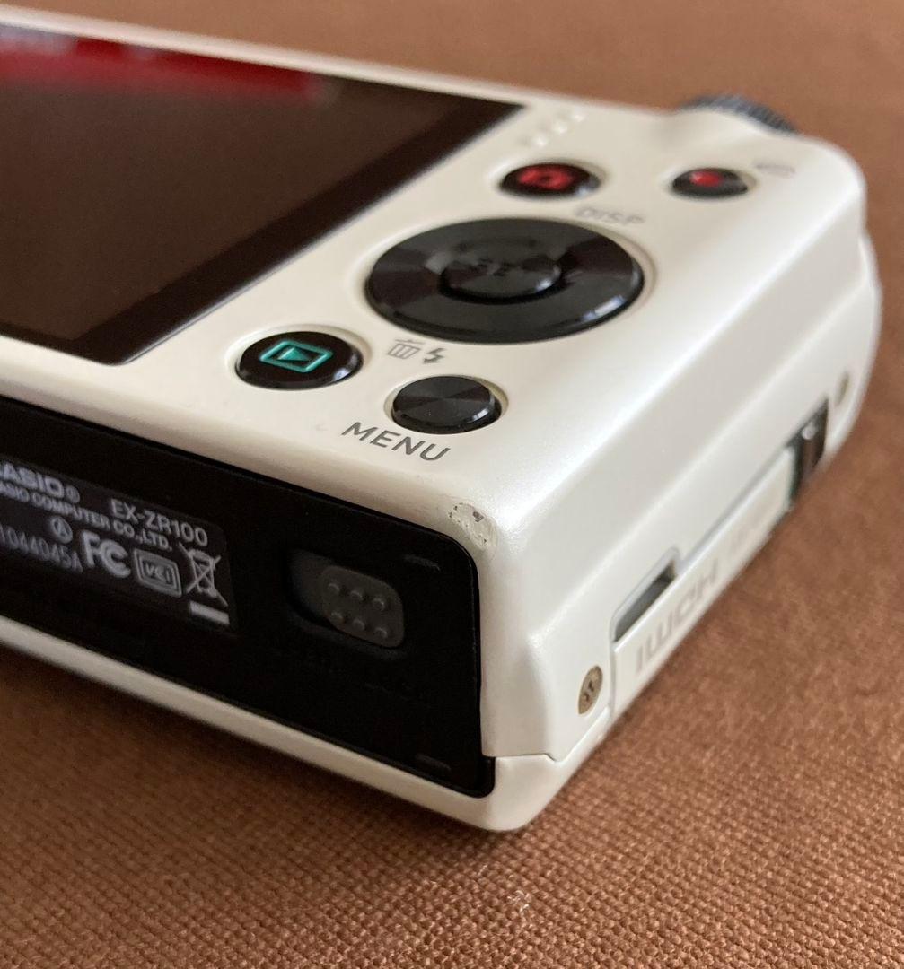 CASIO カシオ EXILIM エクシリム EX-ZR100 ホワイト