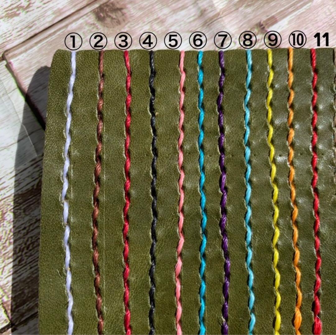 栃木レザー　オリーブ　グリーン　ネイビー　iPhoneケース　手帳型　本革