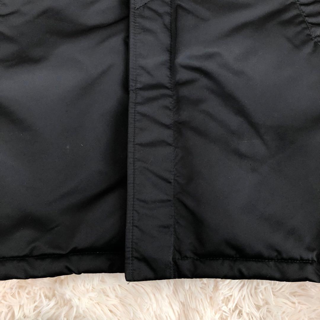 ナンバーナイン中綿ナイロンジャケットナイロンコートブラックNumbernine
