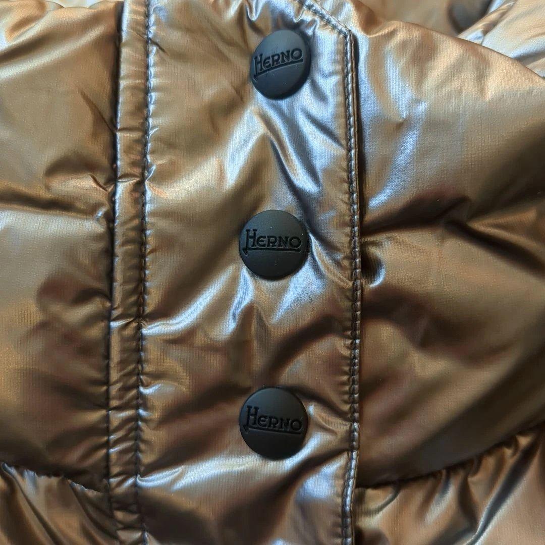 Herno シルバー ダウンジャケット