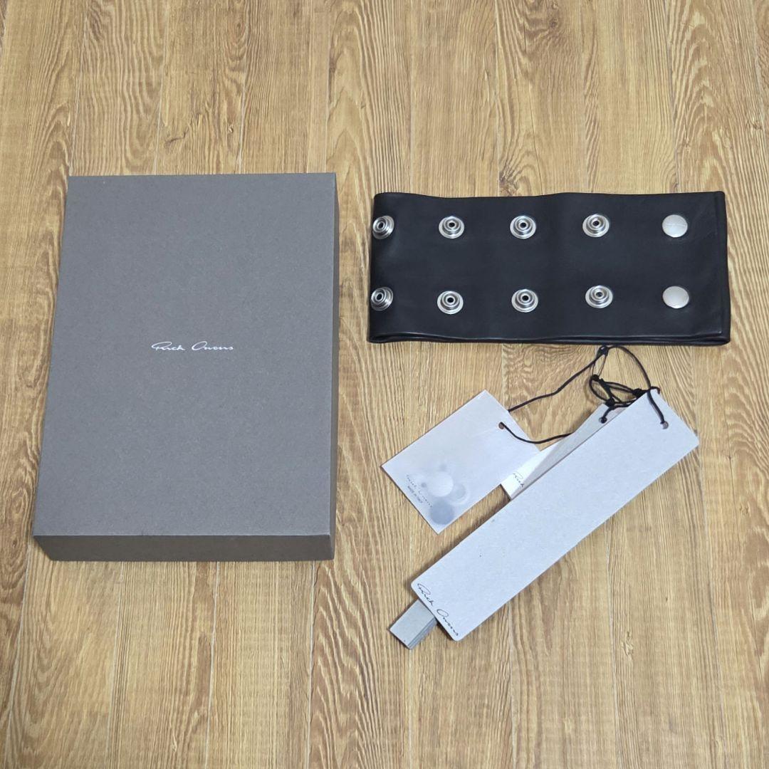 新品 Rick Owens 23AW Leather Stud Necklace