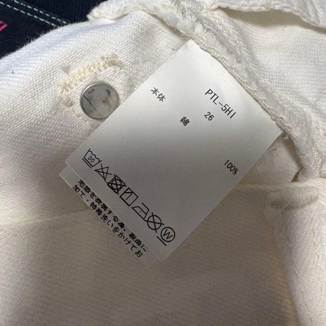 1465 CIOTA シオタ　ホワイトデニムパンツ