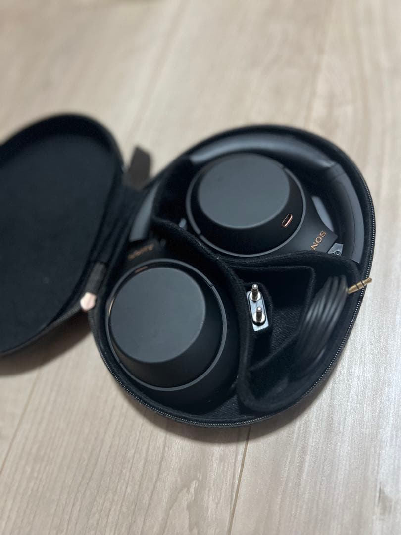 Sony ブラック WH-1000XM4(箱、充電ケーブルなし)