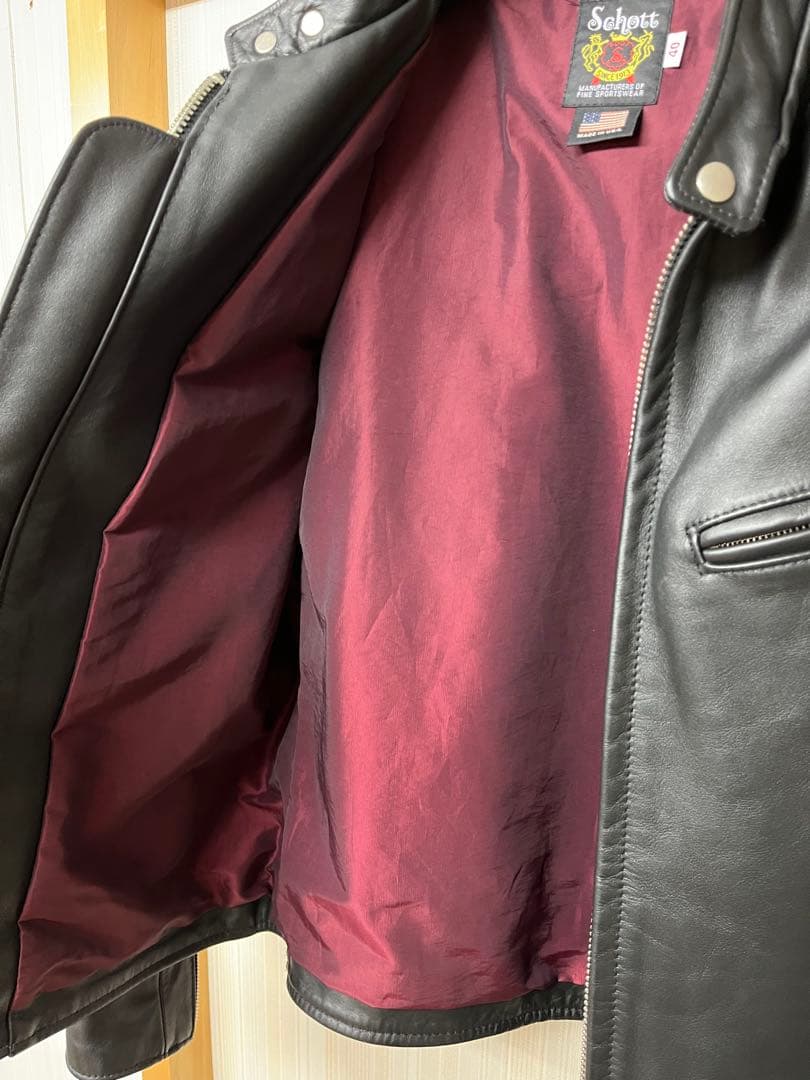 schott ライダースジャケット　サイズ40 641xx 7009 上野商会