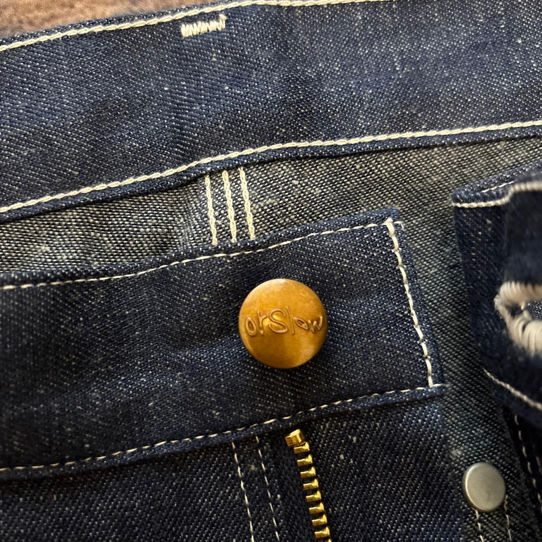 パンツ orslow / w knee denim painter pants