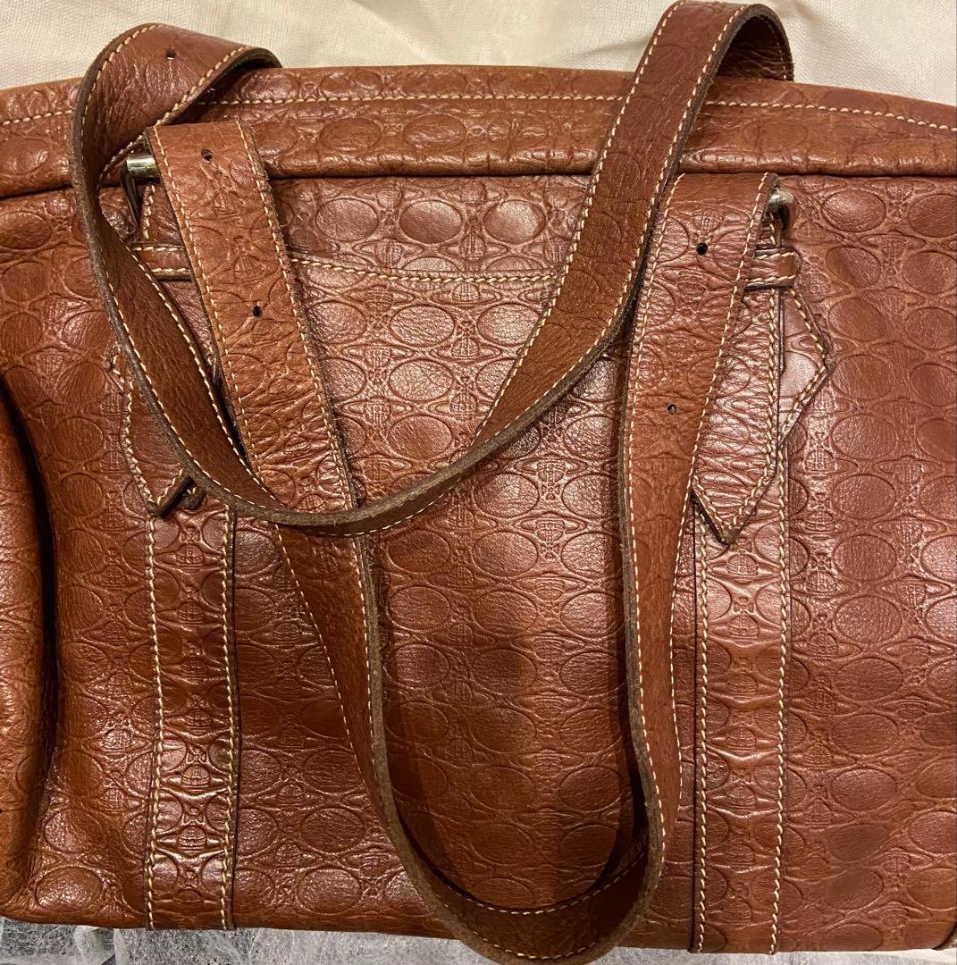 Vivienne Westwood ブラウンレザー バッグ