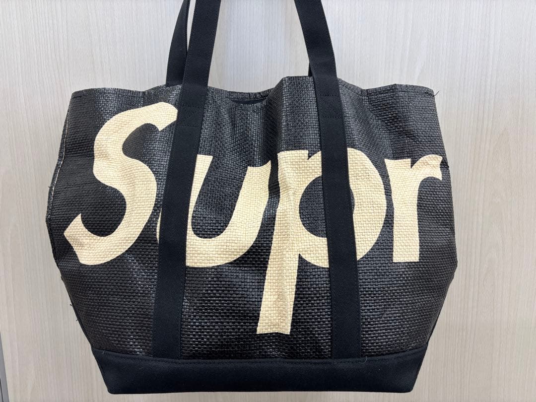 Suprem Raffia Tote Bag シュプリーム トートバック 黒