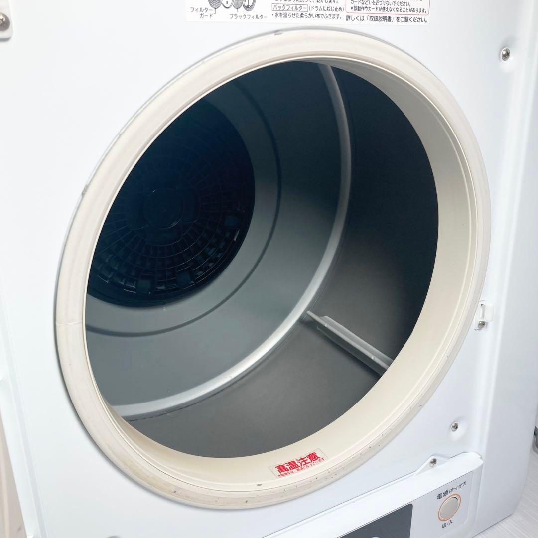 美品 日立 衣類乾燥機 5kg ピュアホワイト DE-N50WV 2018年製