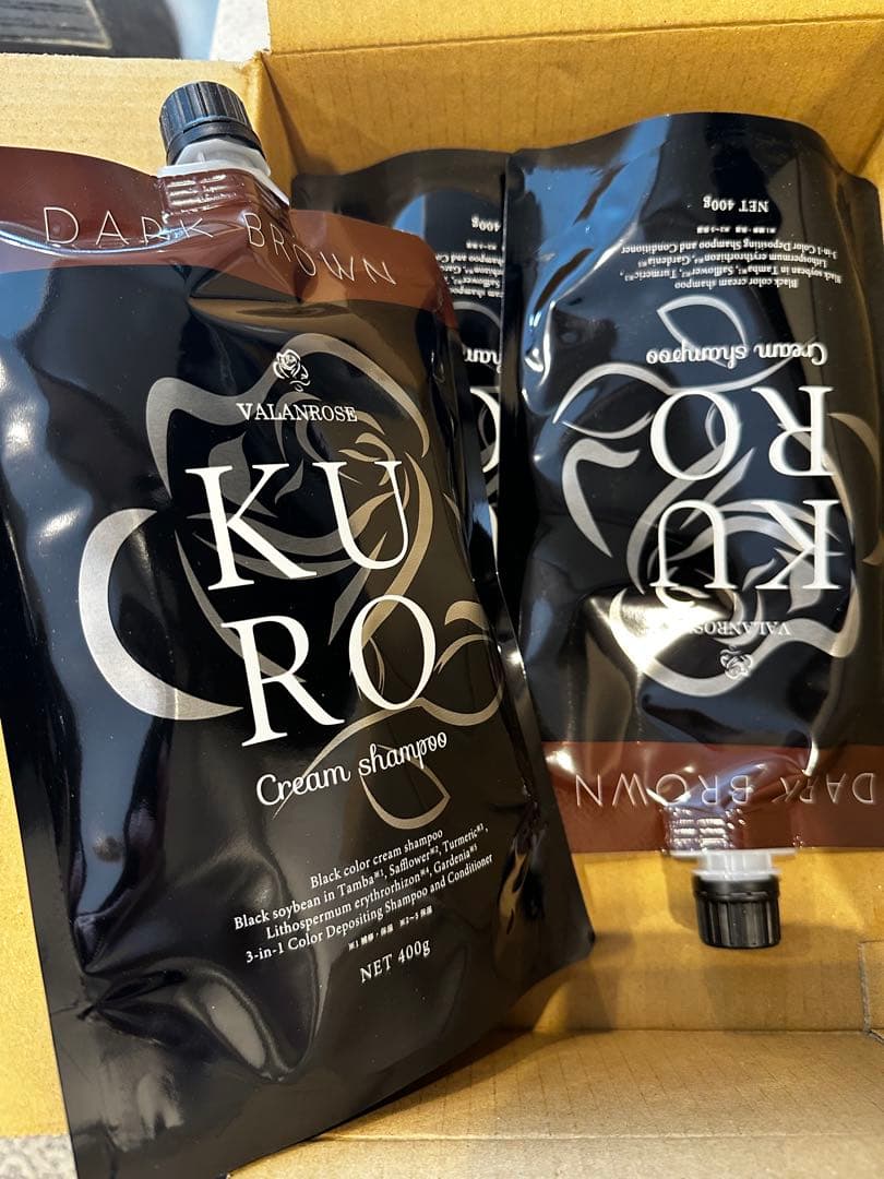 バランスローズ　KURO クリームシャンプー 3セットVALANROSE 新品