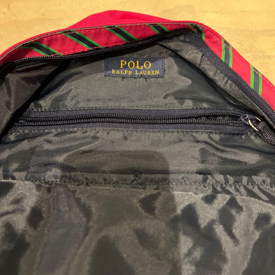 ポロ　ラルフローレン バックパック　ピンク色