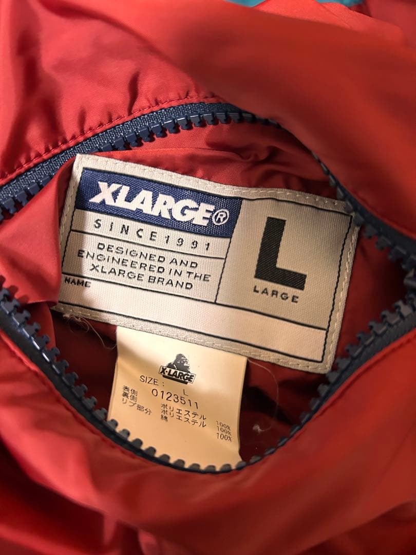 【即完売】エクストララージ　リバーシブル　ワンポイント　ボアフリース　ブルゾン