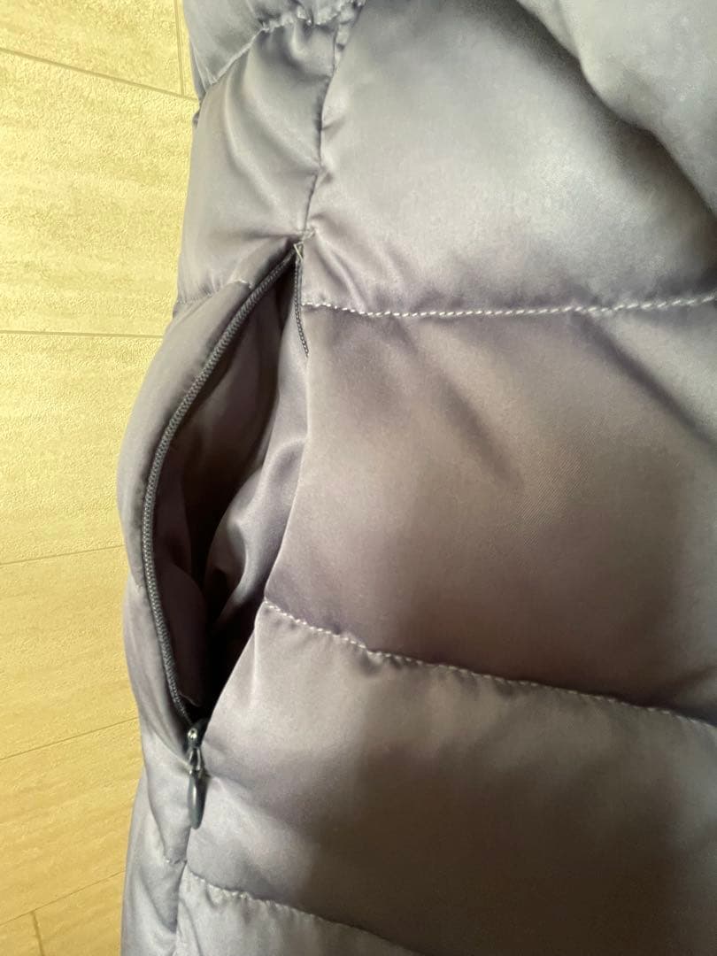 アミアンハウス ロングダウンコート ファー付きフード