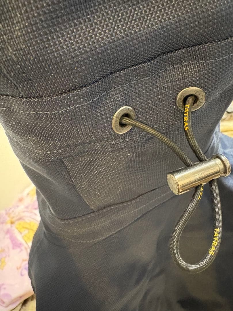 TATRAS ネイビー フード付きダウンジャケット