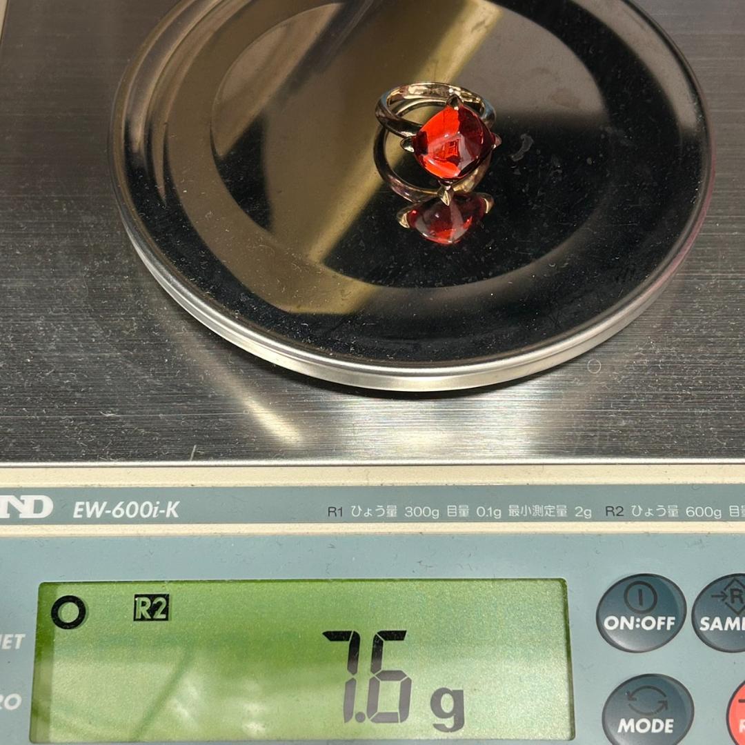 Baccarat （バカラ） クリスタルリング/指輪 赤系