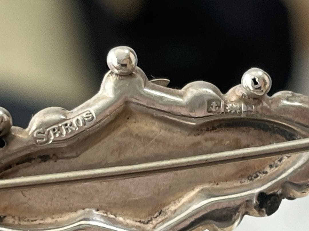 ★早い者勝ち★英国 ヴィクトリアン シルバーブローチ 銀