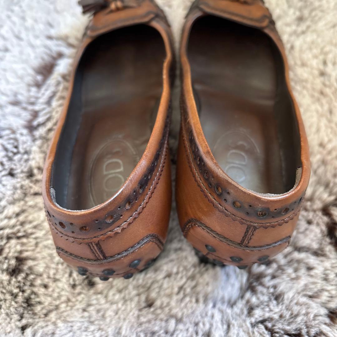 TOD'S トッズ　 ブラウン タッセル付き パンプス　美品　激安