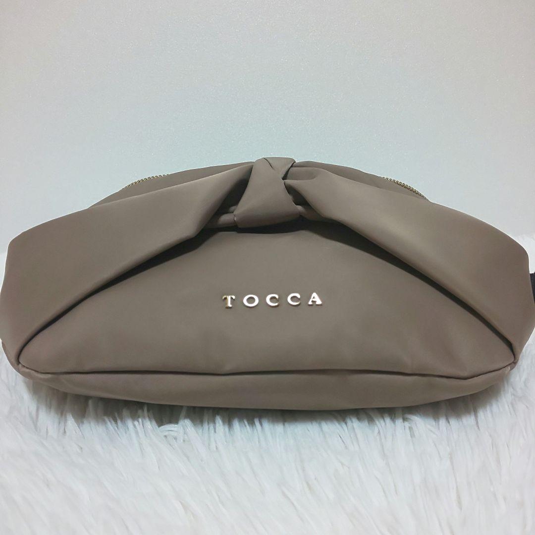 ✨美品✨TOCCA トッカ ボディバッグ ウエストポーチ ナイロン リボン 撥水