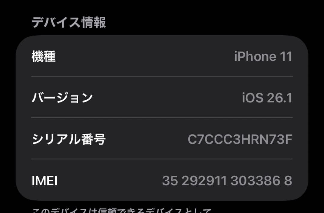D&D 　iPhone11 ジャンク白