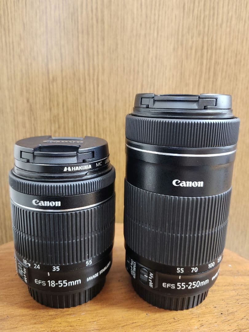 Canon ズームレンズ EF-S18-55mm EF-S55-250mm