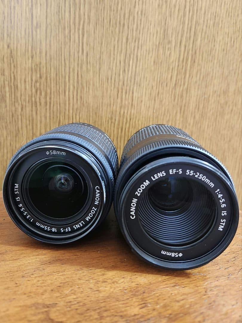 Canon ズームレンズ EF-S18-55mm EF-S55-250mm