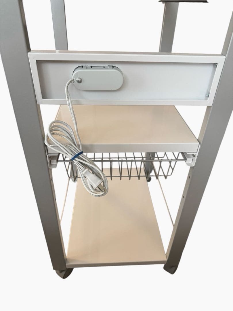 美品　エムケー精工　フローリエ　キッチンラック スライド4段　ORL-202SW