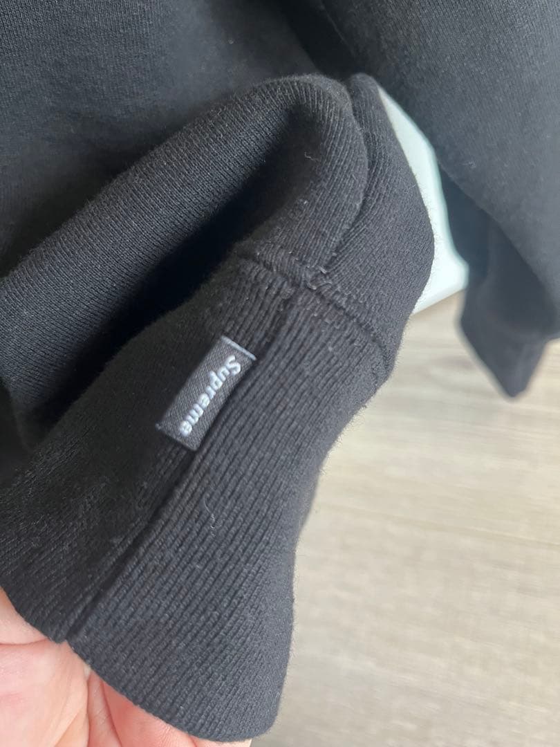 Supreme 黒 ボックスロゴ　トレーナー