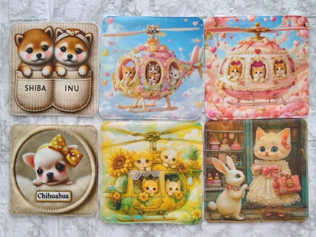 【オーダー品】　ガーゼハンカチ　マルチカバー