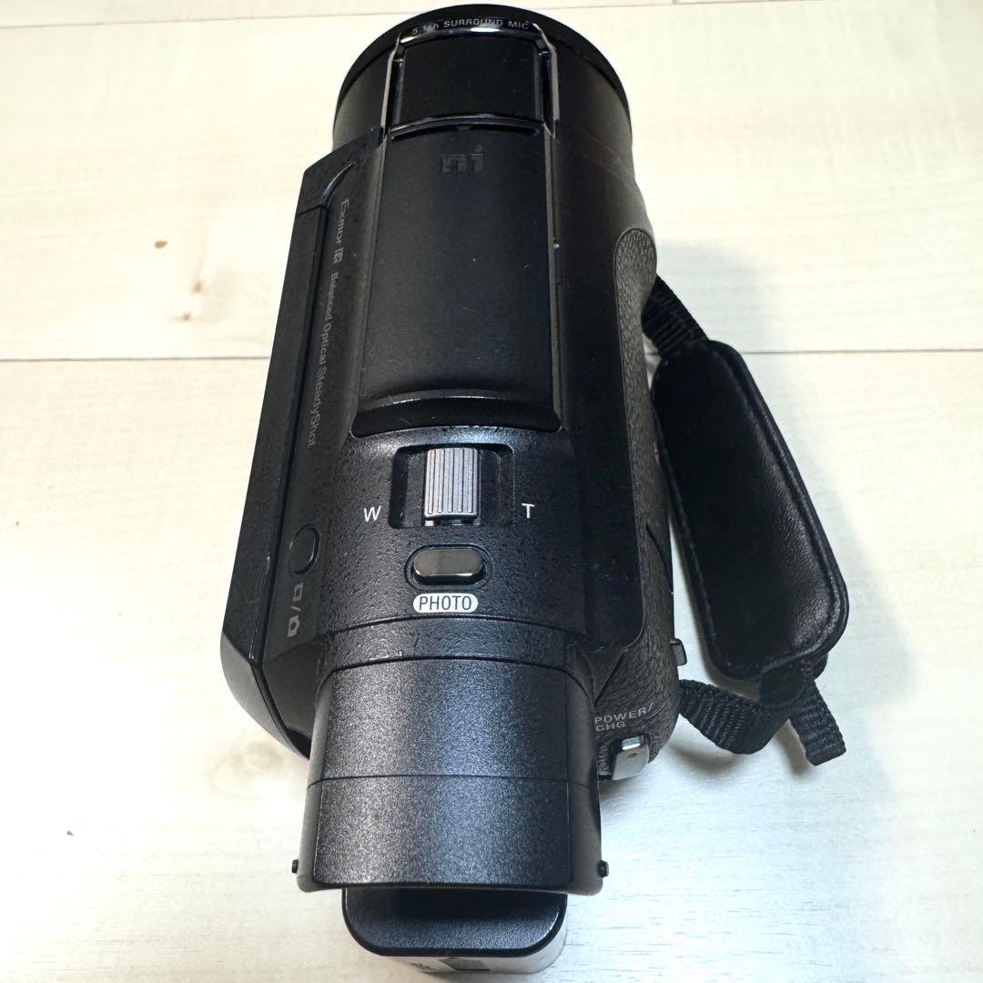 「値下げ」【美品】SONY FDR-AX55 4Kビデオカメラ ブラック