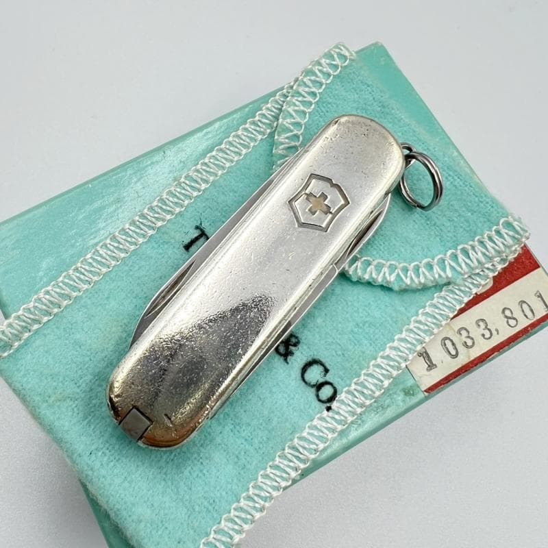 Tiffany Victorinox マルチツール 925 750 キーホルダー