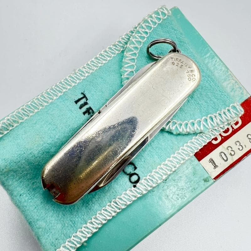 Tiffany Victorinox マルチツール 925 750 キーホルダー