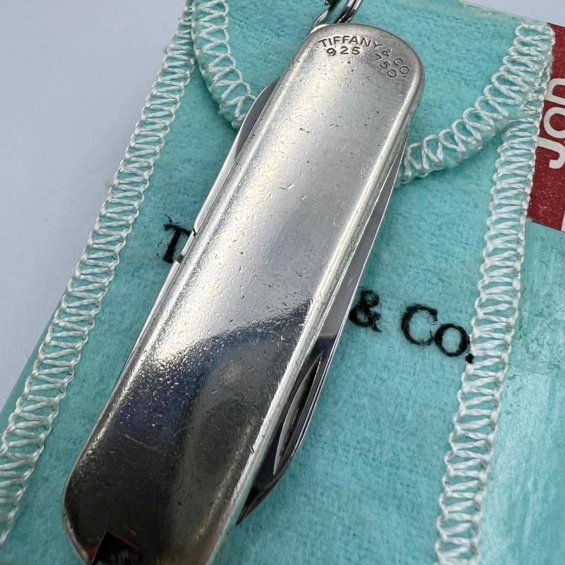 Tiffany Victorinox マルチツール 925 750 キーホルダー