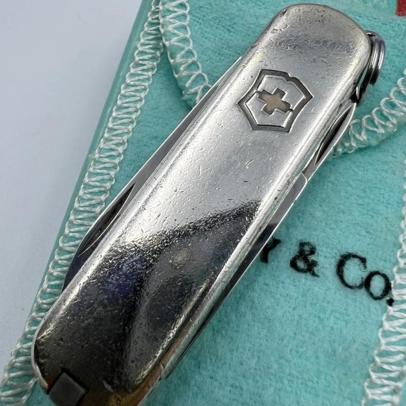 Tiffany Victorinox マルチツール 925 750 キーホルダー