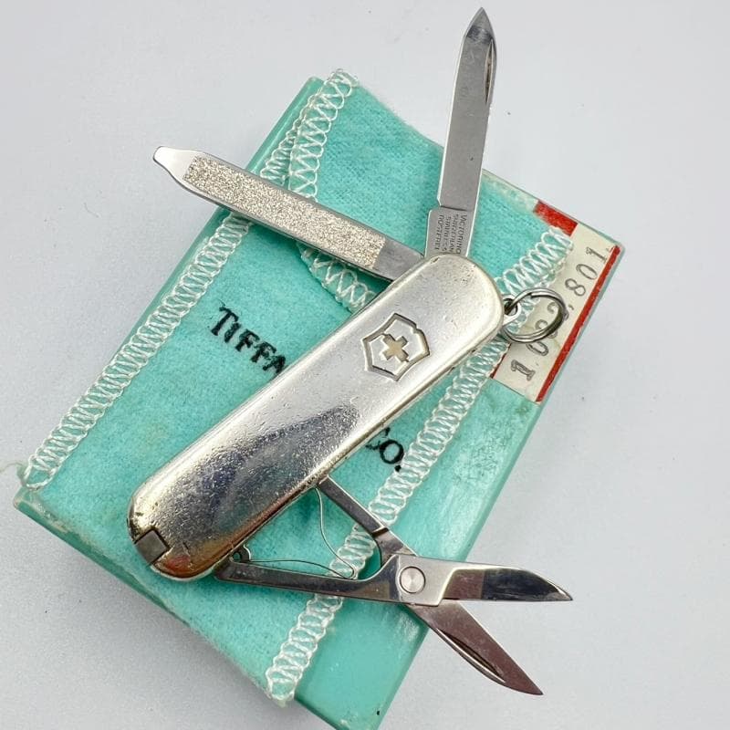 Tiffany Victorinox マルチツール 925 750 キーホルダー
